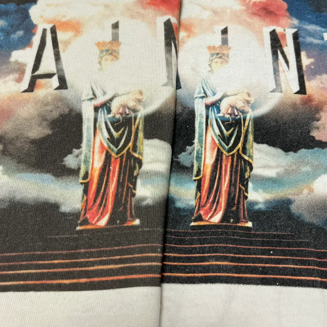 Printing proofing SAINT Mxxxxxx SAINT PICTURES L/S TEE/WHITE Columbia Pictures SAINT Goddess Long Sleeve Off-White S-XL Pays tribute to the Columbia Pictures Title Goddess. Full of fun. Ready-made garments are washed. The texture is soaring. Authentic level printing is restored. Look for cylindrical seamless fabrics. If it is not a cylindrical fabric, it is almost boring.